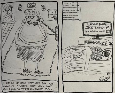 Cartoon: The Quarantined Quaker
