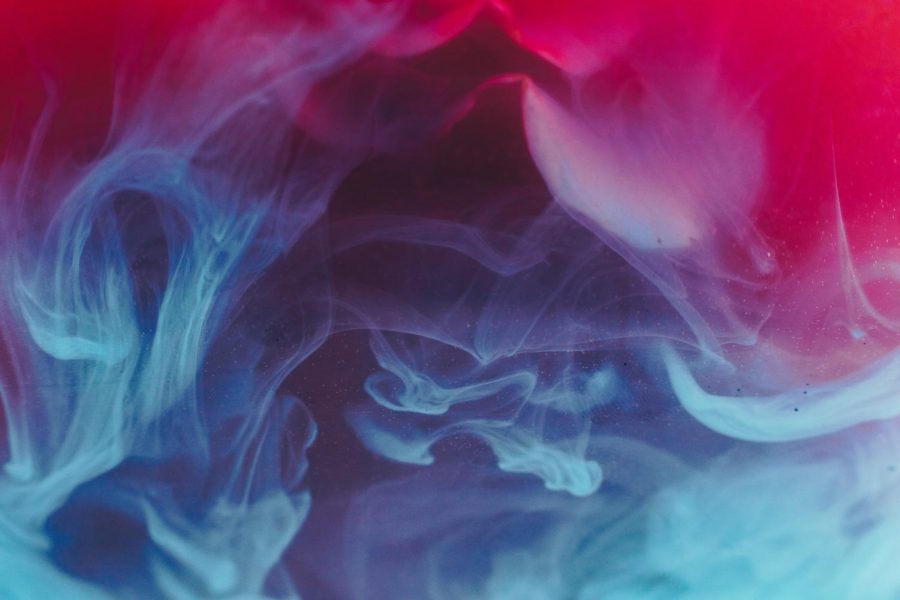 Illustration of vapor from a vape pen.