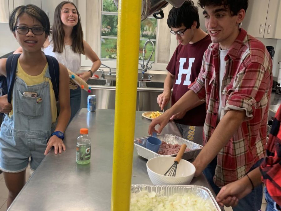 Cooking Club meets on the first Community Day.