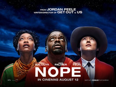 The movie poster for Jordan Peeles sci-fi thriller Nope