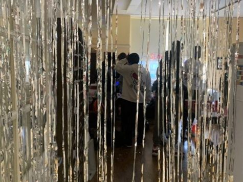 The class of 23 took over the faculty room and converted it to a club as part of the annual senior prank.