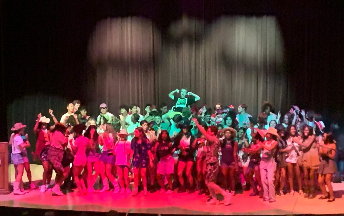 At the end of their senior collection, the class of 2024 did a choreographed dance number to Aint No Mountain High Enough.