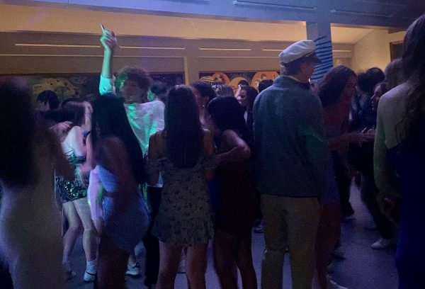 Students were in motion - and some in costume - at the Friends Homecoming dance.