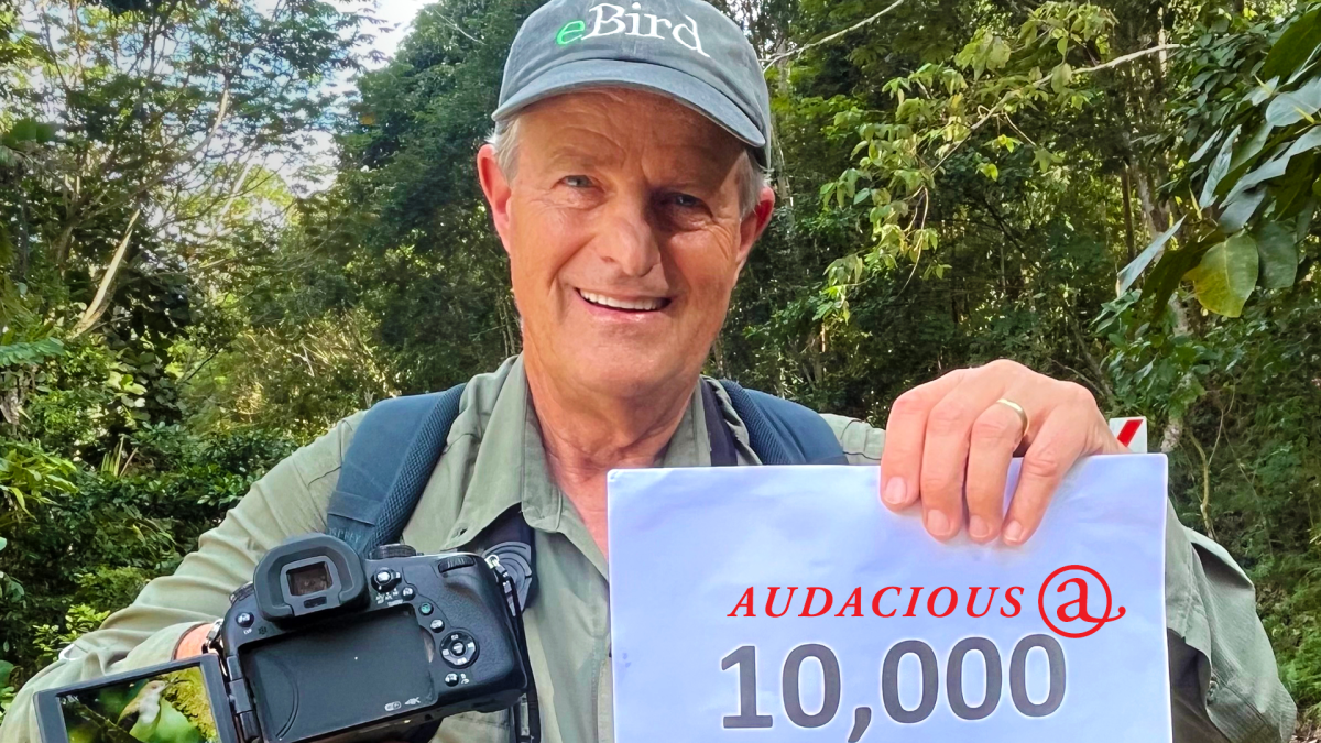 Kaestner is also a career diplomat - and the most accomplished birder in recorded history, with 10,000 unique sightings!